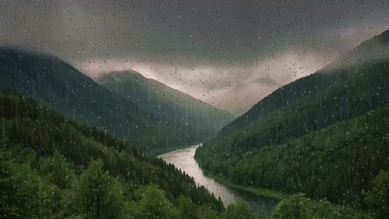 10 Minutes of Relaxing Rain Sounds 🌧️ Deep Sleep, Stress Relief & Calm Atmosphere #RainSounds 