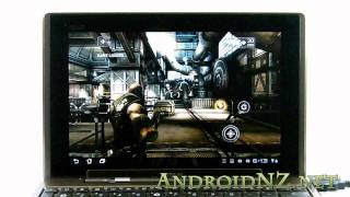 Shadowgun: Galaxy S II and Transformer gameplay with a PS3 controller