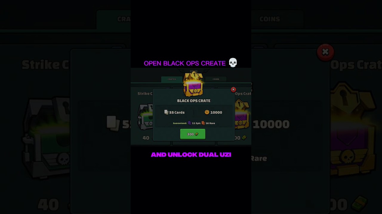 "Mini Militia Dual UZI Unlock 😱 | Black Ops Crate OP!" 
