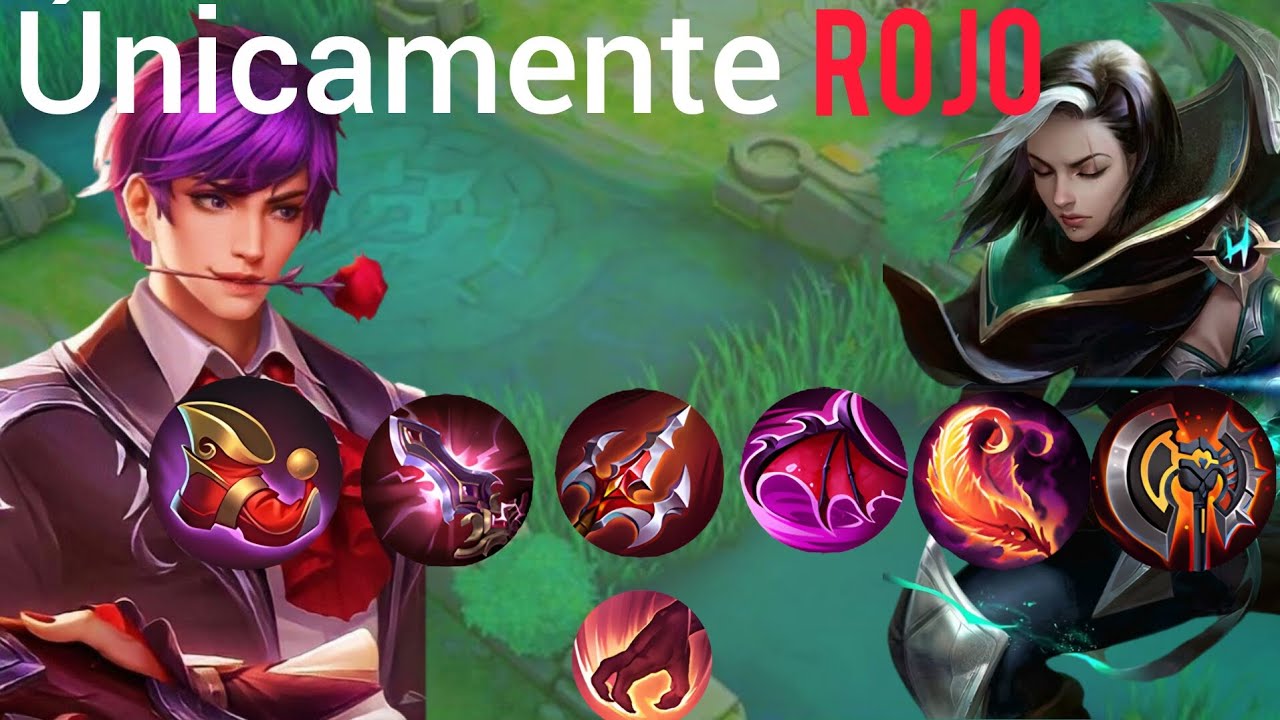 Dúo de velocidad juega con build solo Roja! 😱 *Muy difícil*/ Gusion & Benedetta dúo de la velocidad