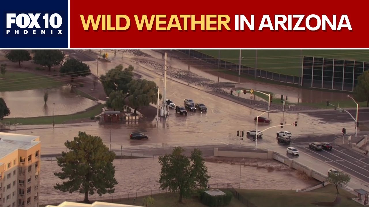 Monsoon causes chaos in the Phoenix area | FOX 10 Phoenix - YouTube
