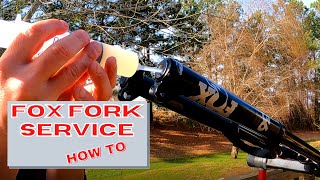 How To Service Your Fox Fork | And Just What Oils Go in a FIT GRIP Damper??