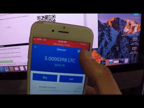 How To Send Litecoin Or Bitcoin With COINBASE