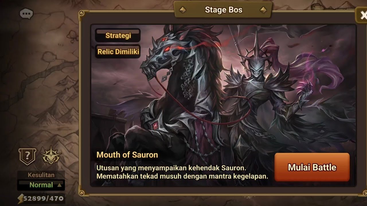 SUMMONERS WAR x THE LORD OF THE RINGS story mode 