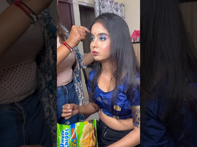 Ganesh chaturthi makeup….🥰 #payalpanchal #minivlog #shorts #ganeshchaturthi #ganeshchaturthimakeup class=