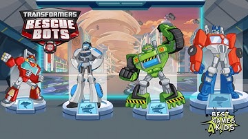 Transformers Rescue Bots: Disaster Dash Hero Run | Save the world w/ DinoBots!! By Budge