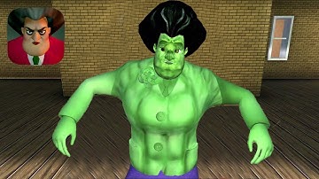 Scary Teacher 3D - Gameplay Walkthrough Part 17 - Chapter 1 2 3 4 5 6 Hulk (Android IOS)