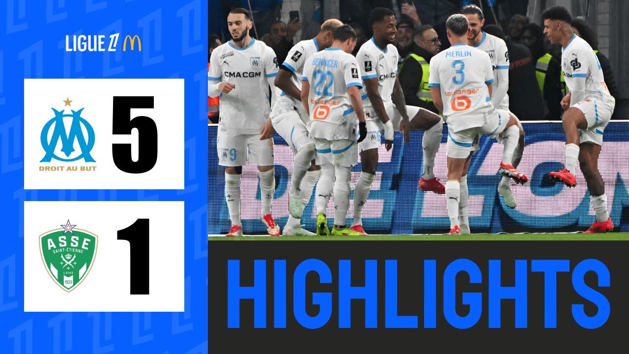 2024-2025 - LI1 - J22 : Marseille vs St Étienne