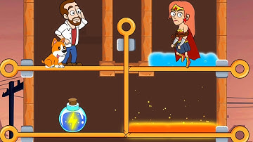 Home Pin Gameplay Full Level Pull Him Out/ Mobile Game Pull The Pin