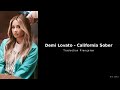 Demi Lovato California Sober Traduction Française mp3