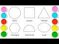 Shapes Song For Kids, Learn 2d Shapes, Colors For Toddlers | Preschool Learning