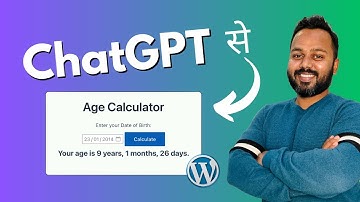 Create an Intelligent Age Calculator in WordPress with ChatGPT