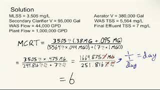 Advanced Wastewater Math - MCRT by Southwest EFC 141 views 2 months ago 29 minutes