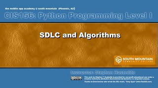 Python 00E - SDLC and Algorithms
