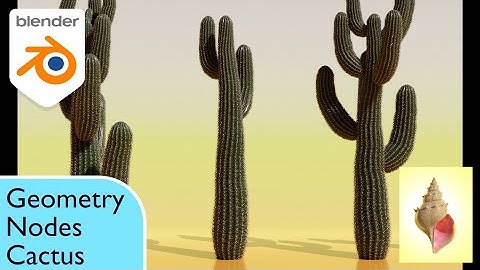 Geometry Nodes Cactus (download and/or tutorial)
