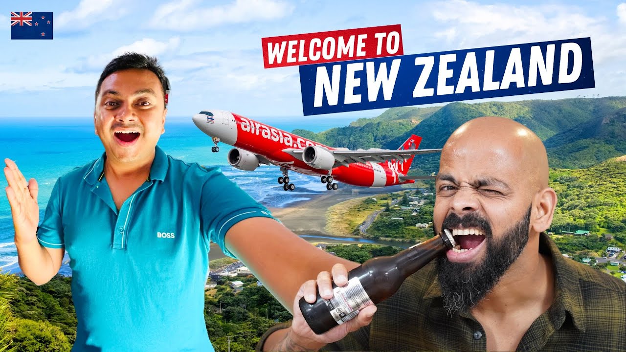 Welcome to New Zealand 🇳🇿 Sydney to Auckland Air Asia X Airbus A330, World's Best Budget Airlines