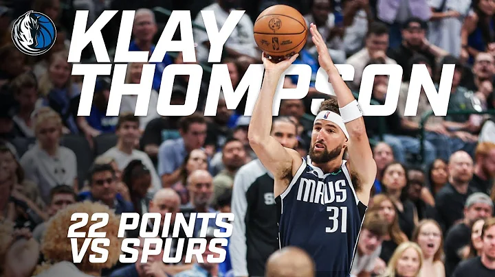 Klay Thompson Scores 22 Points In Mavs Debut