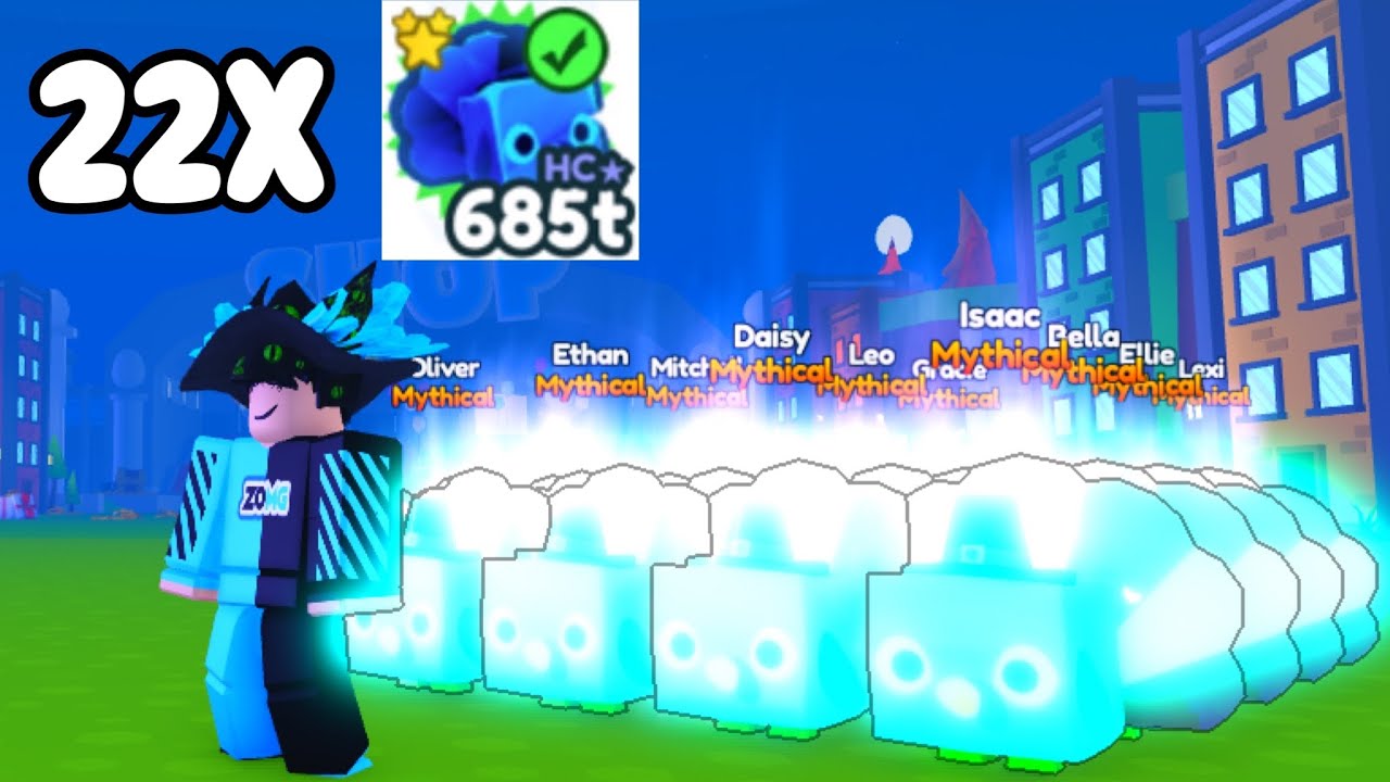 Oggetto Digitale Hardcore HC Mythical Dark Matter Lucki Per Pet Simulator X Su Roblox PSX
