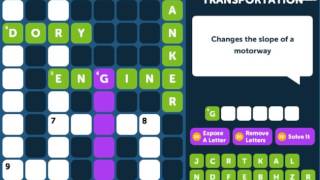 Crossword Quiz TRANSPORTATION Level 8 - Walkthrough