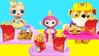 McDonalds Happy Meals with Paw Patrol, PJ Masks, Fingerlings