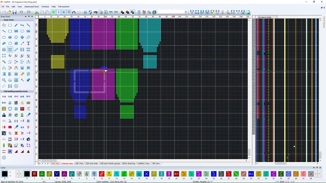 Make hand socks Easily With Hqpds Software
