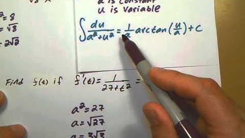 Section 5.7 Trig Inverse Integrals part 1