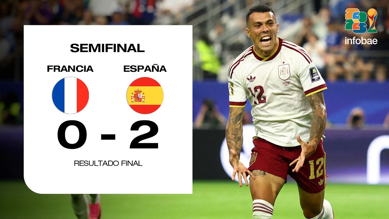 ¡ESPAÑA A LA FINAL! VENCIÓ a la FRANCIA de MBAPPE en Dallas | Francia 0-2 España | Resumen