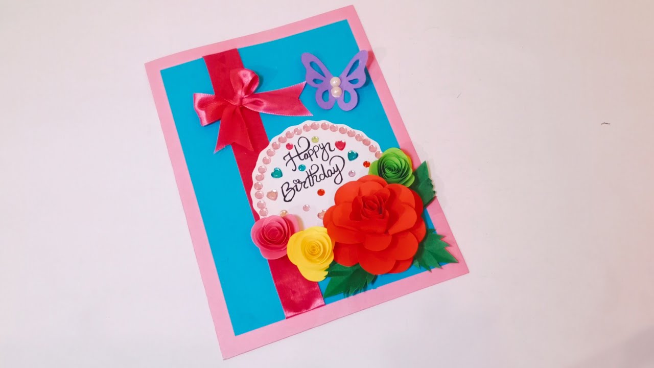 Best DIY Birthday Greeting Card Idea || Handmade Card || During Quarantine
