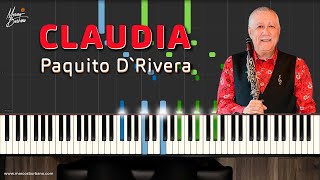 CLAUDIA (Paquito D`Rivera) Piano Midi