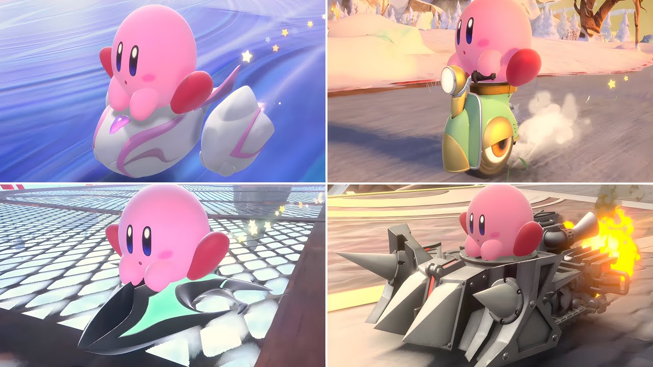 Kirby Air Riders - All NEW Machines