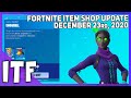 Fortnite Item Shop *NEW* SNOWBELL SKIN! [December 23rd, 2020] (Fortnite Battle Royale)