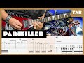Judas Priest Painkiller Guitar Tab Lesson Cover Tutorial