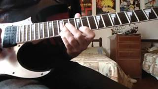 Video thumbnail of "Versailles - Truth Cover guitar solo Tab"