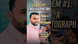 A Photograph Class 11 English | Full Explanation in Hindi 🔥 | CBSE 2026 #shorts #viral #trending