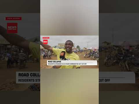 "Tinubu, we don't want to sell akara, please fix our road" - Ota Resident