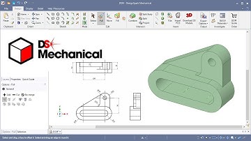 DesignSpark Mechanical #12 Direct Modeling: Extrude and slot type.