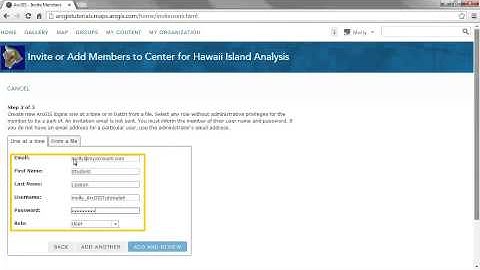 【ArcGIS Online 組織管理】23.Invite members to join your organization - 邀請成員加入組織