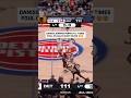 Daniss Jenkins PERFECTLY TIMES half court shot FOUL Pistons vs Cavaliers #shorts #nba #pistons #cavs