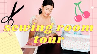SEWING ROOM TOUR | How I Organise my Sewing Space