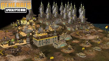 DR THRAX VS BOSS SUPER ARMY - C&C Generals Zero Hour Apocalyptic 2.2