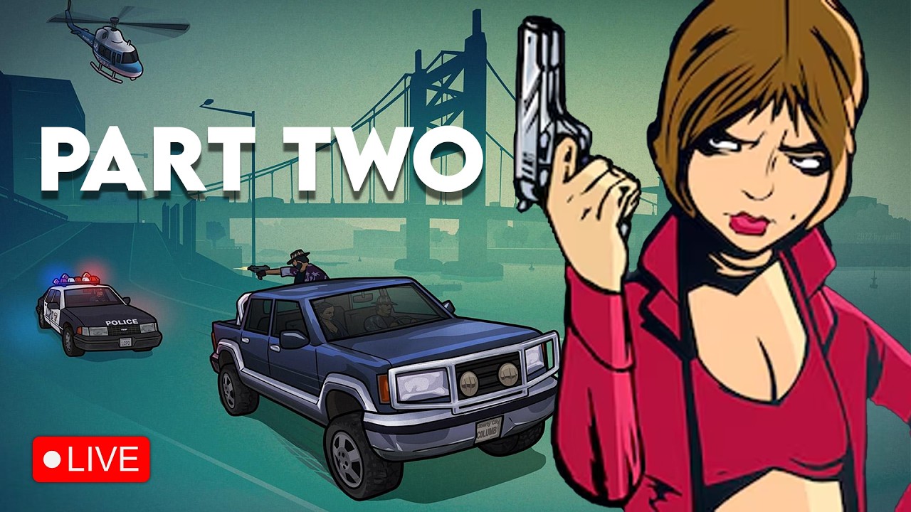 ROAD TO GTA 6: Beating GTA 3 LIVE (Part 2) Hopium As Well