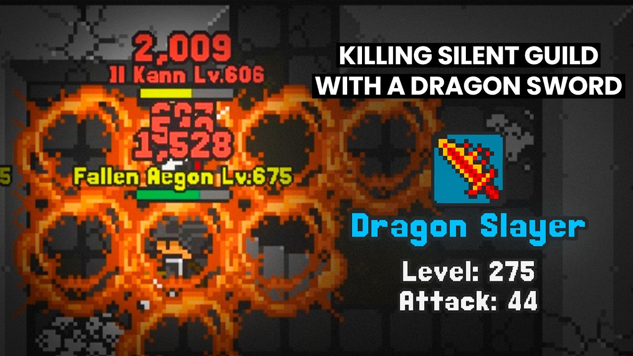 Rucoy Online: Killing Silent Guild with a Dragon Sword