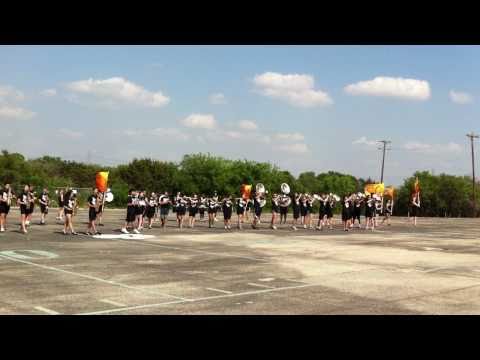 ClartFest: Luke Meade directing the Clark Marching...