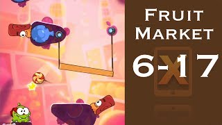 Cut the Rope 2 Walkthrough - Fruit Market 6-17 - 3 Stars + Medal [HD] screenshot 5
