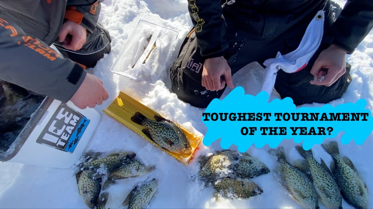 Ice Fishing Tournament (EXTREMELY TOUGH) ULTIMATE PANFISH LEAGUE YouTube