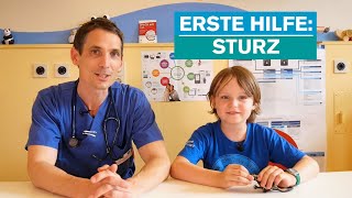 Erste Hilfe für Kinder erklärt: Sturz