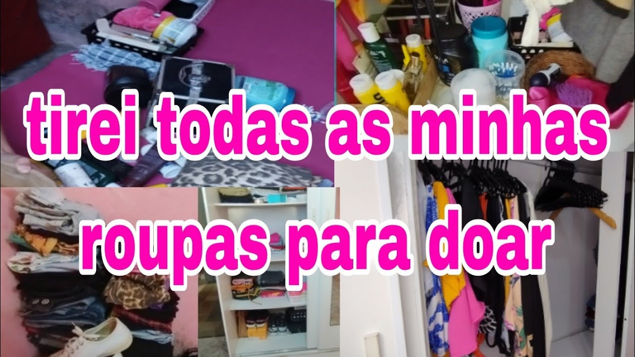 Fiz uma limpeza no meu guarda roupa | tirei muitas roupas + faxina completa 