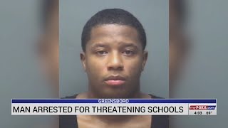 Teen arrested after making threats of mass violence against several Guilford County Schools on socia