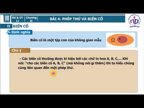 Video Bài 4. Phép Thử và Biến Cố - youtube