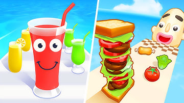 Sandwich Runner | Juice Run - All Level Gameplay Android,iOS - NEW APK SPEEDRUN